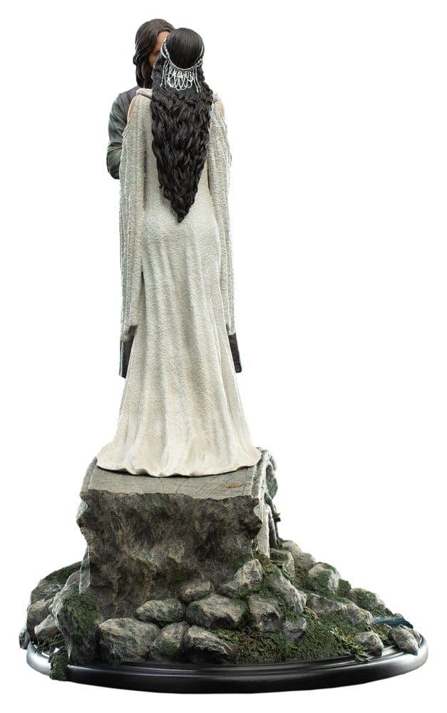 The Lord of the Rings - Aragorn & Arwen Mini Statue | Weta Workshop Statue - Tophatter Daily Deals