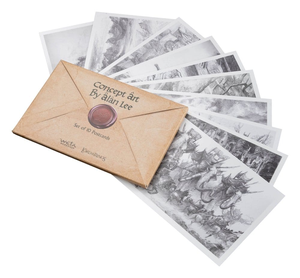 The Lord of the Rings - Concept Art by Alan Lee: The Lord of the Rings Postcards Set Collectible - Tophatter Daily Deals