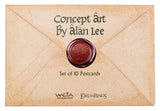 The Lord of the Rings - Concept Art by Alan Lee: The Lord of the Rings Postcards Set Collectible - Tophatter Daily Deals