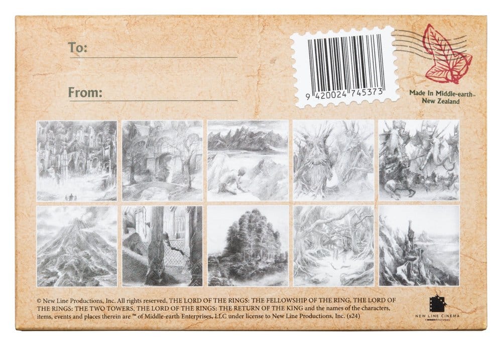 The Lord of the Rings - Concept Art by Alan Lee: The Lord of the Rings Postcards Set Collectible - Tophatter Daily Deals