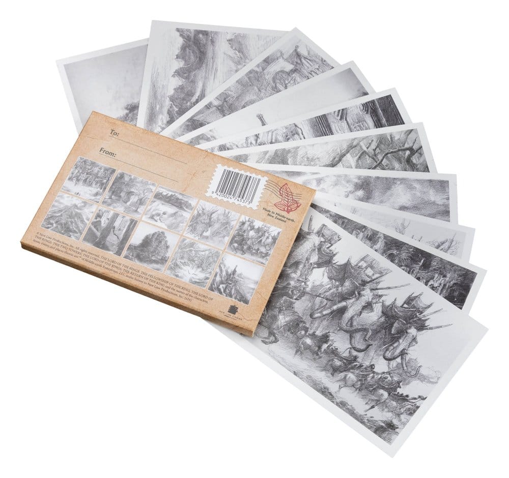 The Lord of the Rings - Concept Art by Alan Lee: The Lord of the Rings Postcards Set Collectible - Tophatter Daily Deals