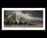 The Lord of the Rings - Faramir's Charge Official Weta Workshop Fine Art Print Fine Art Print - Tophatter Daily Deals