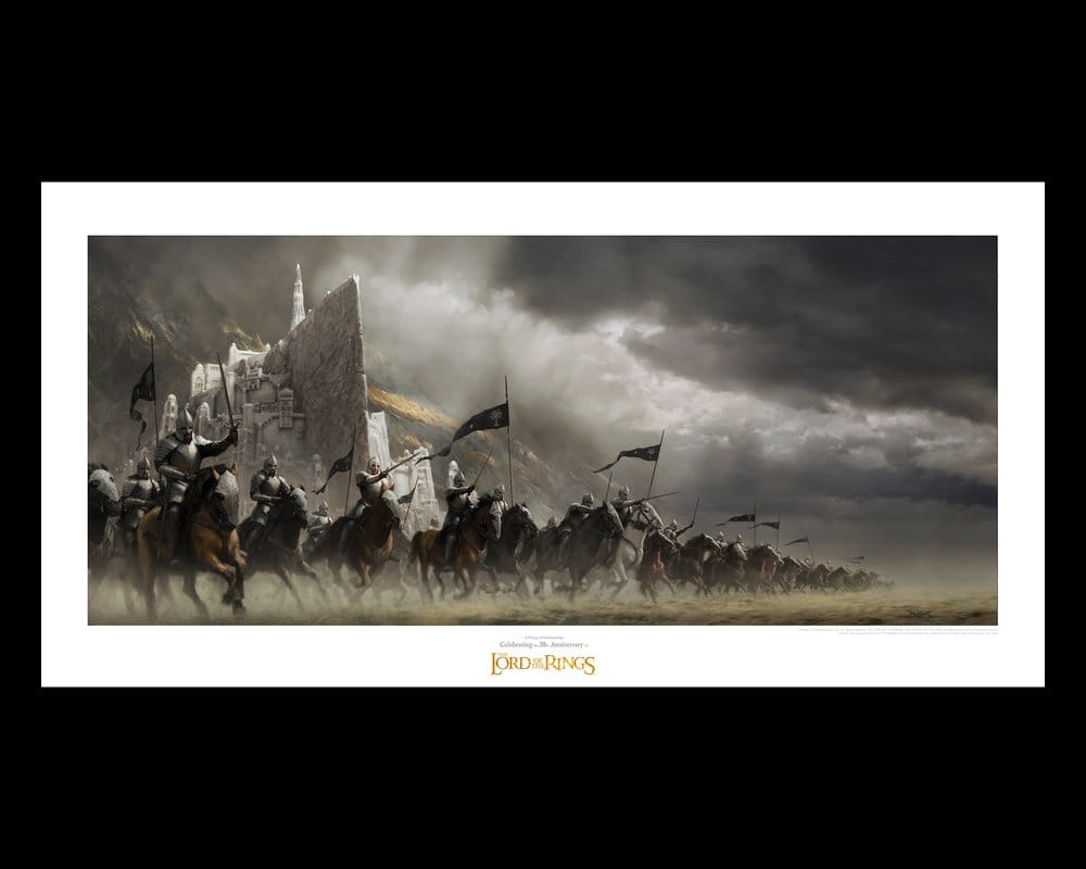 The Lord of the Rings - Faramir's Charge Official Weta Workshop Fine Art Print Fine Art Print - Tophatter Daily Deals