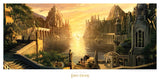 The Lord of the Rings - The Grey Havens Official Weta Workshop Fine Art Print Fine Art Print - Tophatter Daily Deals