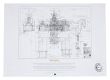 The Lord of the Rings - The Stable of Edoras Blueprint Official Weta Workshop Fine Art Print Fine Art Print - Tophatter Daily Deals
