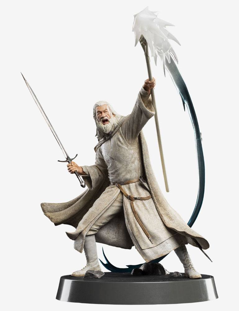 The Lord of the Rings - Gandalf the White Figures of Fandom PVC Statue | Weta Workshop Statue - Tophatter Daily Deals