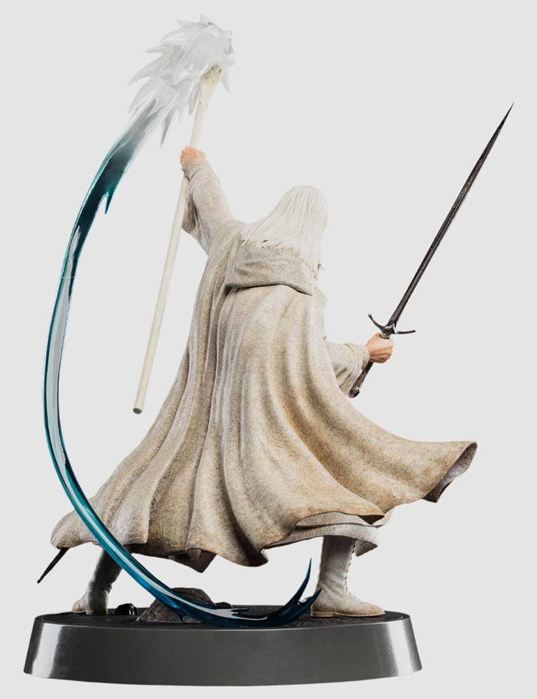The Lord of the Rings - Gandalf the White Figures of Fandom PVC Statue | Weta Workshop Statue - Tophatter Daily Deals