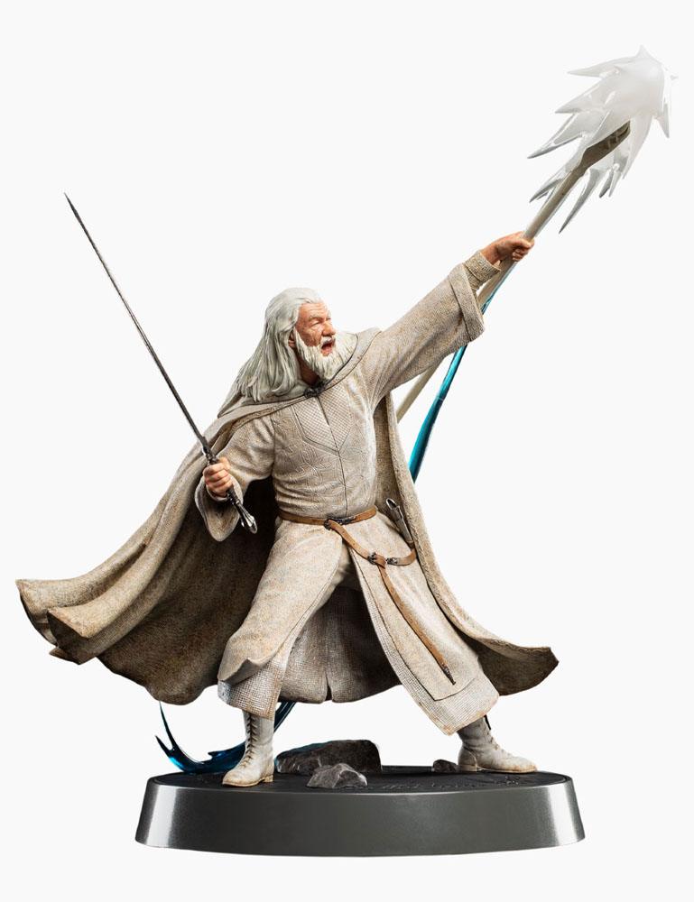 The Lord of the Rings - Gandalf the White Figures of Fandom PVC Statue | Weta Workshop Statue - Tophatter Daily Deals