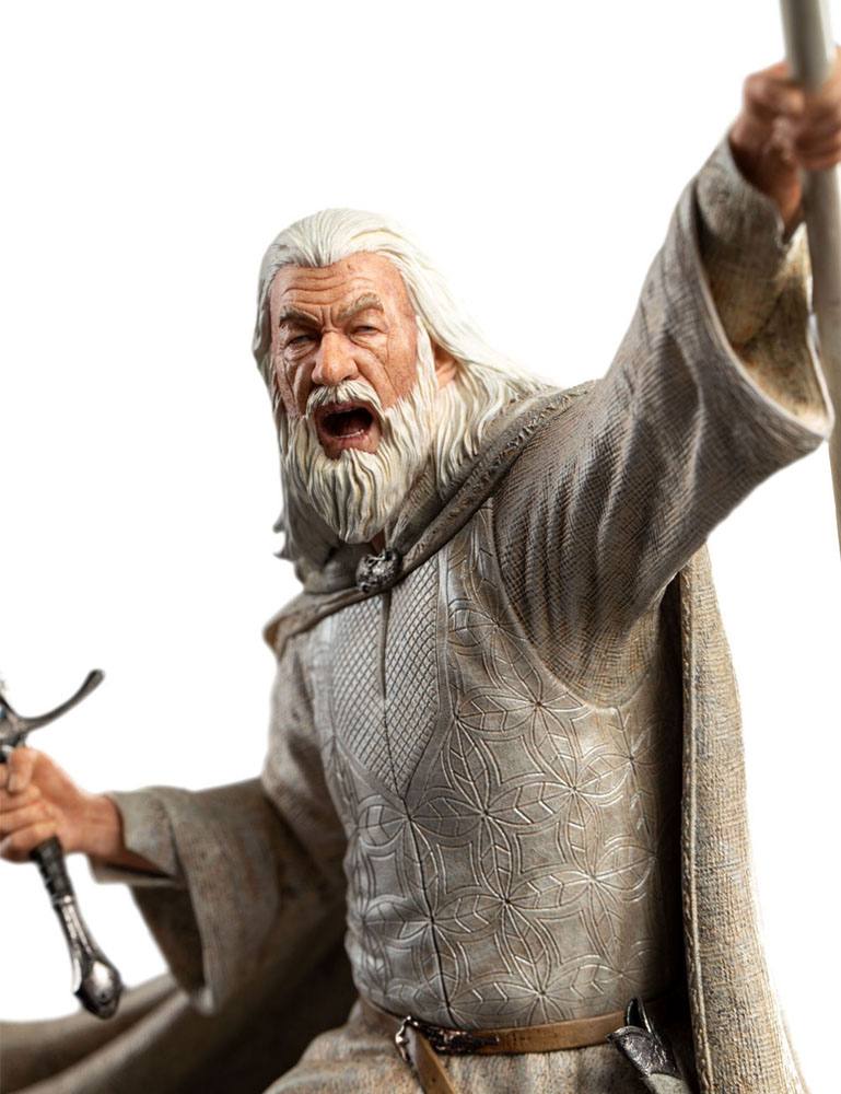 The Lord of the Rings - Gandalf the White Figures of Fandom PVC Statue | Weta Workshop Statue - Tophatter Daily Deals