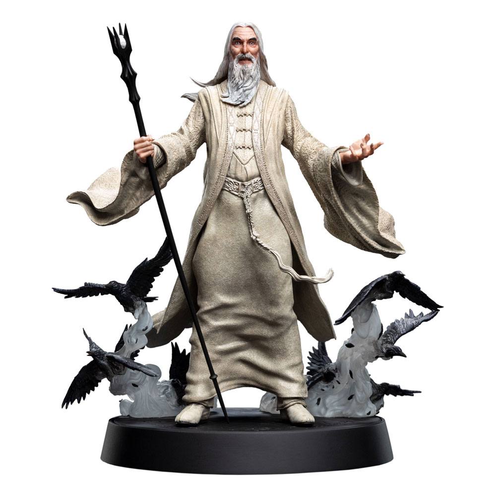 The Lord of the Rings - Saruman the White Figures of Fandom PVC Statue | Weta Workshop Statue - Tophatter Daily Deals