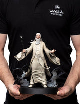 The Lord of the Rings - Saruman the White Figures of Fandom PVC Statue | Weta Workshop Statue - Tophatter Daily Deals