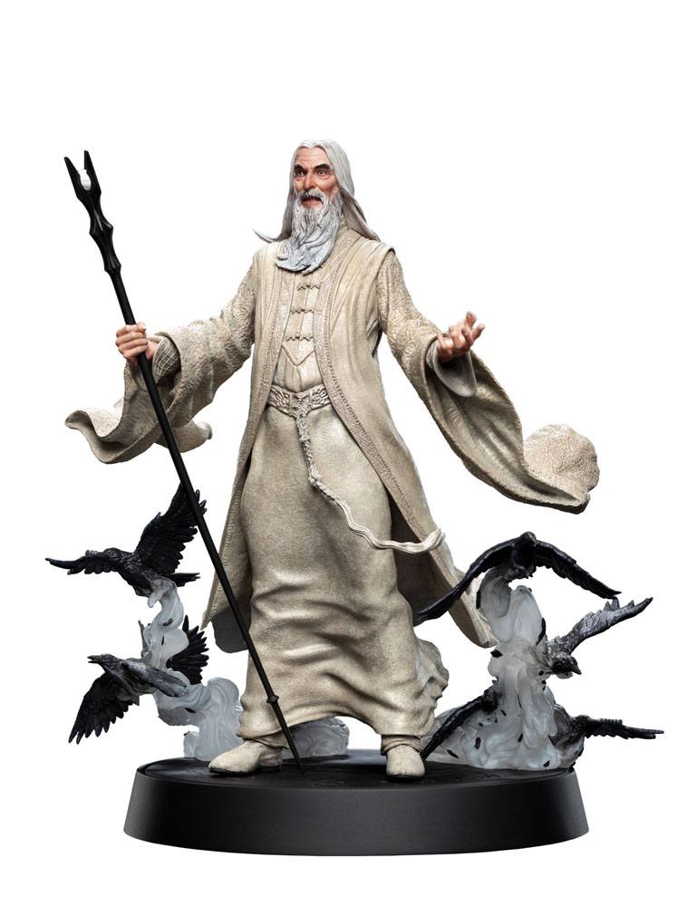 The Lord of the Rings - Saruman the White Figures of Fandom PVC Statue | Weta Workshop Statue - Tophatter Daily Deals
