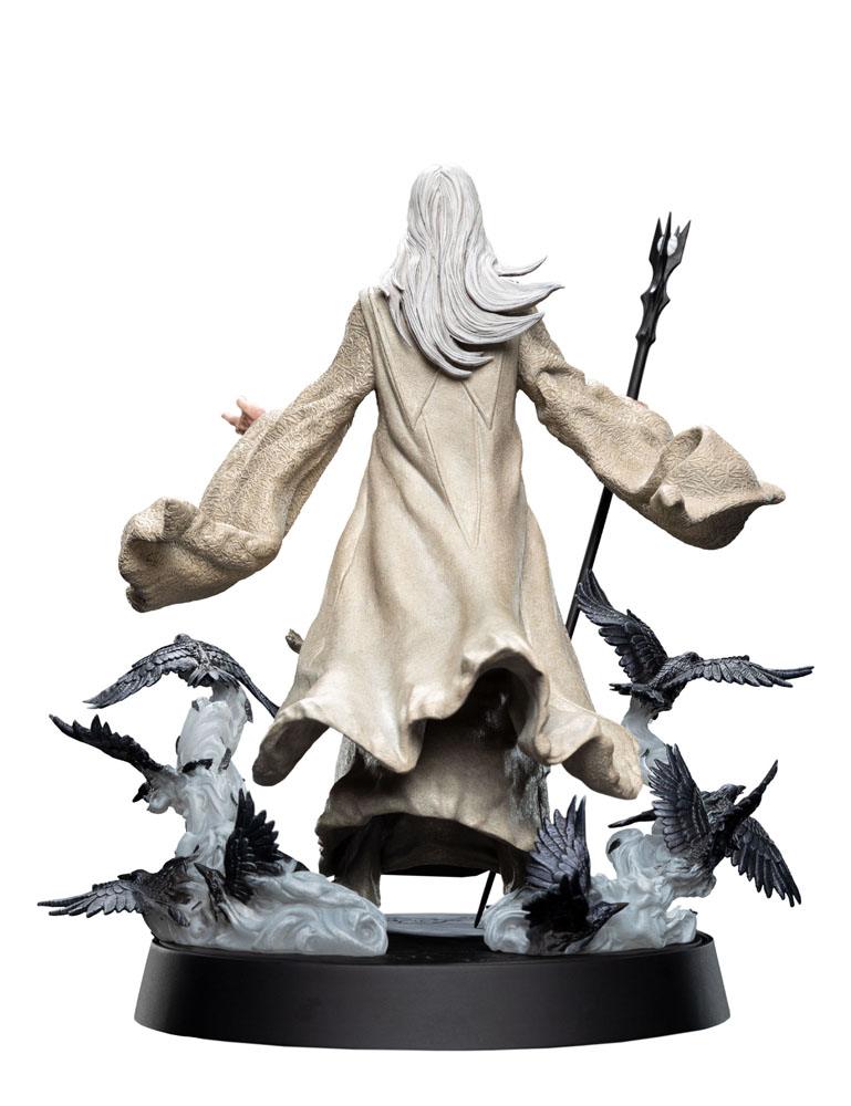 The Lord of the Rings - Saruman the White Figures of Fandom PVC Statue | Weta Workshop Statue - Tophatter Daily Deals