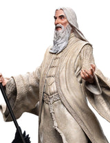 The Lord of the Rings - Saruman the White Figures of Fandom PVC Statue | Weta Workshop Statue - Tophatter Daily Deals