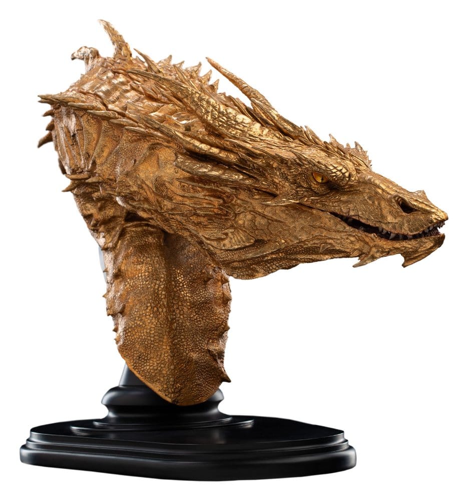 The Hobbit - Smaug the Golden Bust | Weta Workshop Statue - Tophatter Daily Deals