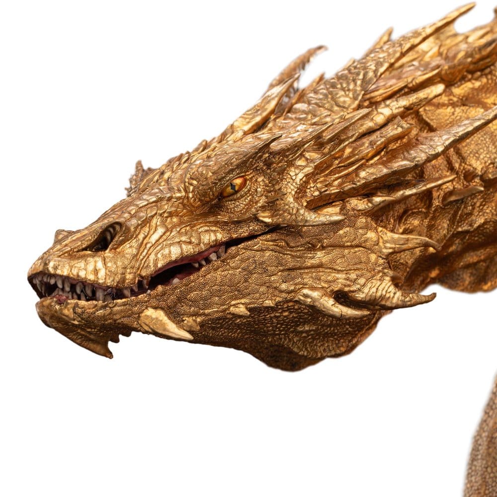 The Hobbit - Smaug the Golden Bust | Weta Workshop Statue - Tophatter Daily Deals