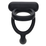 Closer Intimate Rechargeable Ring Caress (Black) – Rechargeable Vibrating Ring > Cock Ring > Sling - Tophatter Daily Deals