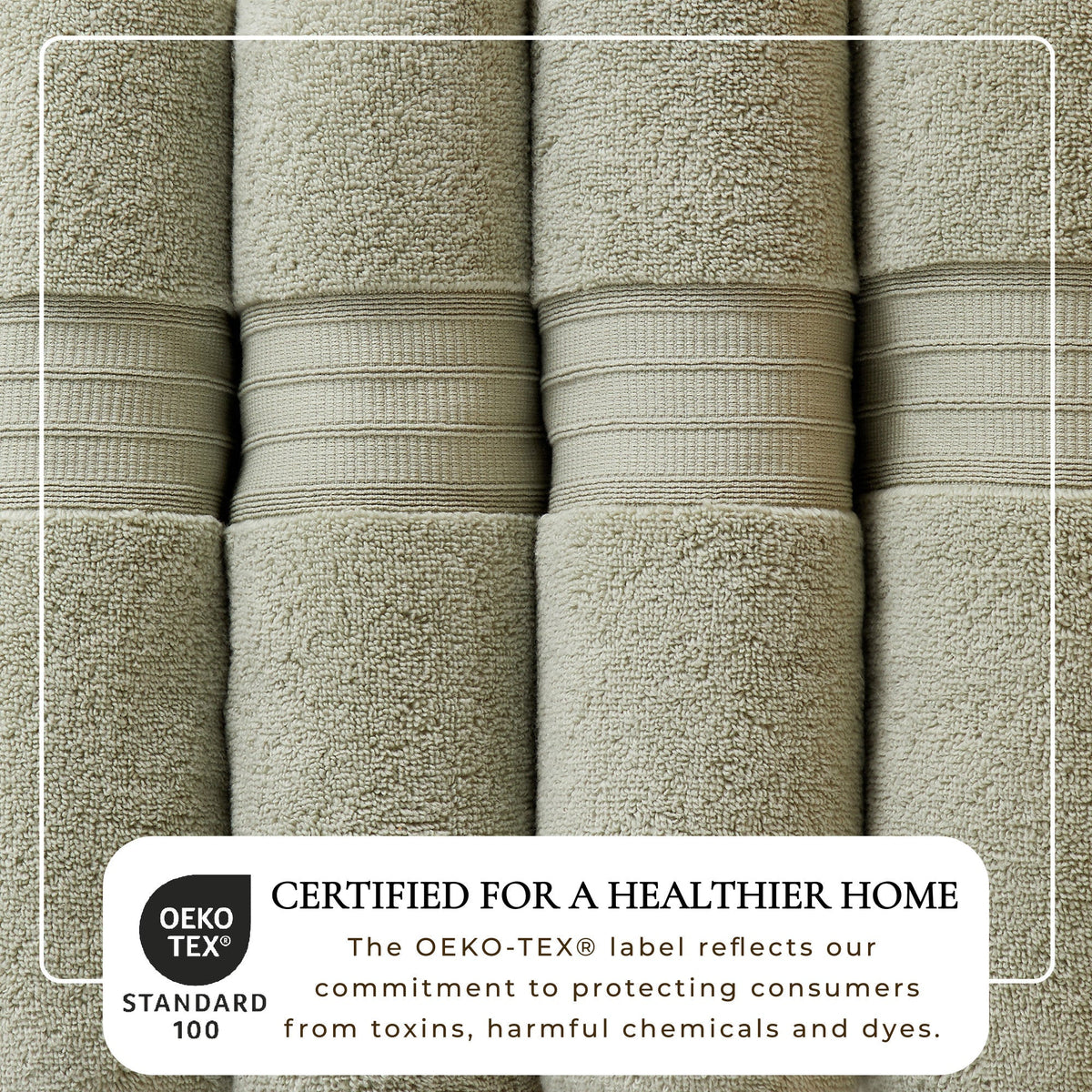 100% Cotton Premium Bath Towel Set - Chiara Collection Bath - Tophatter Daily Deals