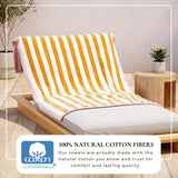 Oversized Striped Border Cabana Beach Towel - Santa Cruz Bath - Tophatter Daily Deals