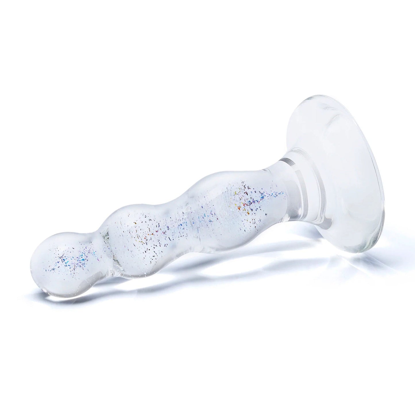 Glas 4 Inch Triple Play Beaded Clear Glass Butt Plug > Glass > Toys - Tophatter Daily Deals