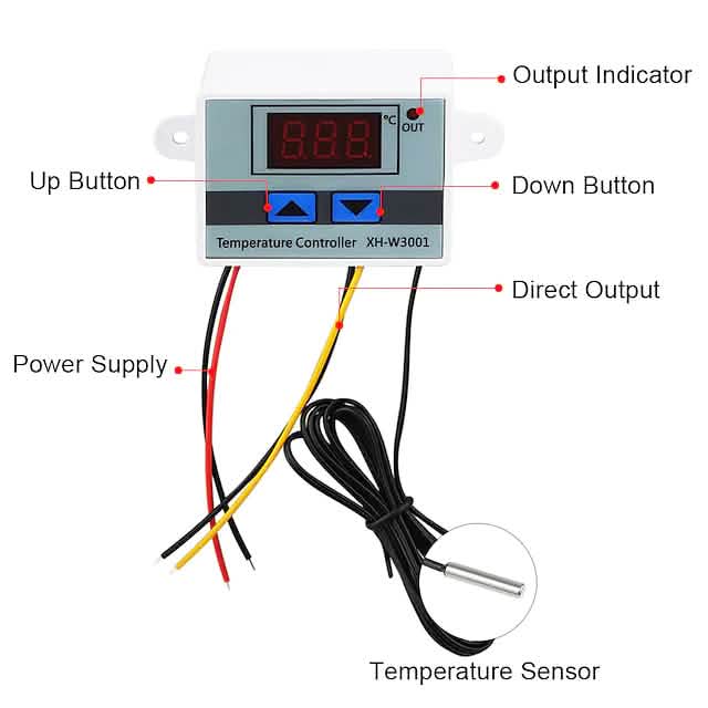 XH-W3001 Digital LED Temperature Controller Home Improvement - Tophatter Daily Deals
