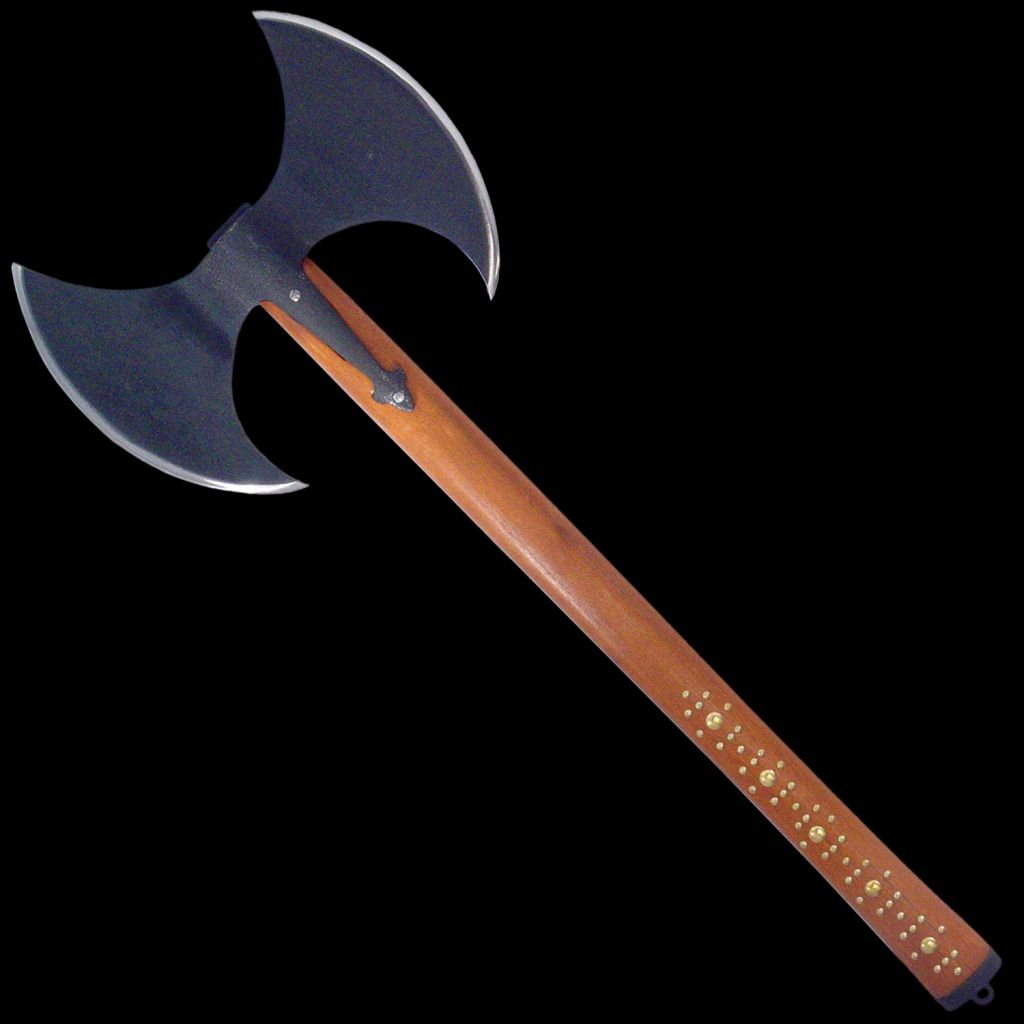 Hanwei Hero's Double Bladed Axe Axe - Tophatter Daily Deals