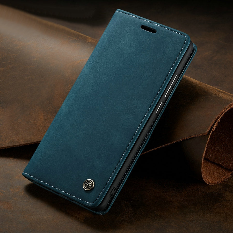 Xiaomi Mi12 Lite Retro Magnetic Wallet Leather Case Blue Xiaomi Cases - Tophatter Daily Deals