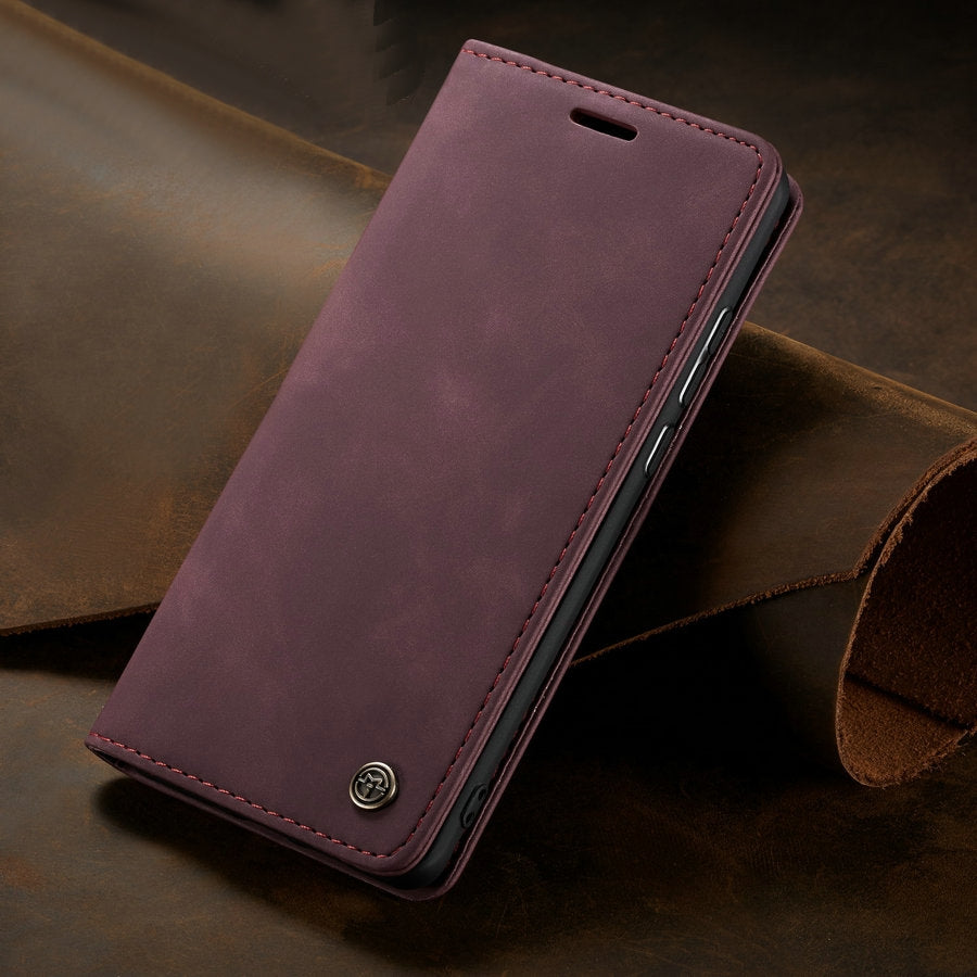 Xiaomi Mi12 Lite Retro Magnetic Wallet Leather Case Red Xiaomi Cases - Tophatter Daily Deals