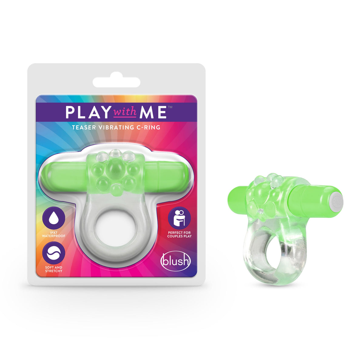 Play With Me Teaser Vibrating C Ring – Vibrating Ring > Cock Ring > Vibrating - Tophatter Daily Deals