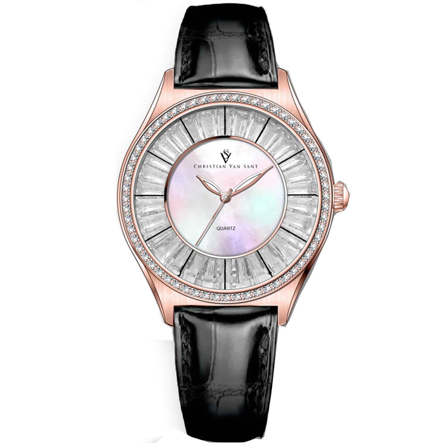 Christian Van Sant Women's Luna // CV3205 Mother of pearl Watches - Tophatter Daily Deals