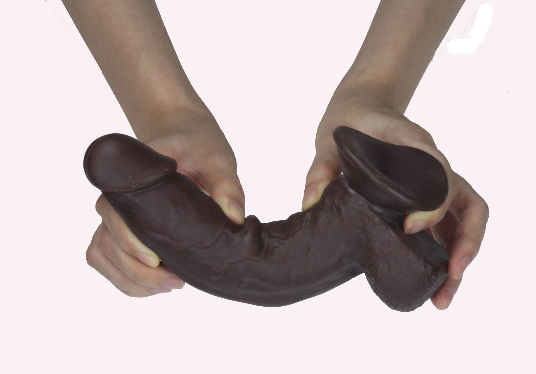 Get Lucky 7.5 Inch Realistic Dark Brown Dildo > Dildos > Realistic Dildos - Tophatter Daily Deals