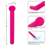 Bliss Liquid Silicone Clitoriffic Pink Flexible Vibrator with 10 Speeds and Rechargeable > Vibrators > Mini Vibrators - Tophatter Daily Deals