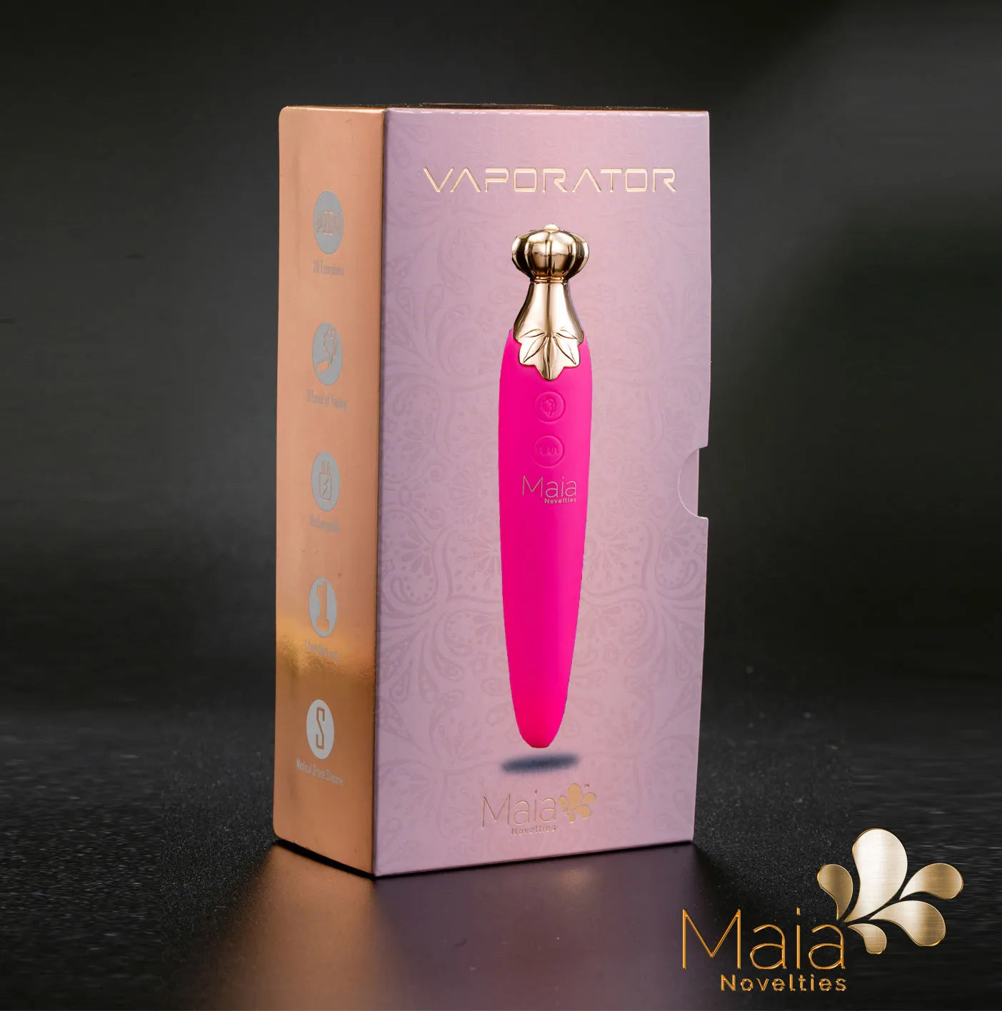 Maia Novelties Vaporator 420 Series – Waterproof Silicone Vibrator > Vibrators > Ladies > Clitoral Vibrators and Stimulators - Tophatter Daily Deals