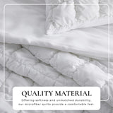 Puff Marshmallow Texture Quilt Set - Marshmallow Collection Bedding - Tophatter Daily Deals