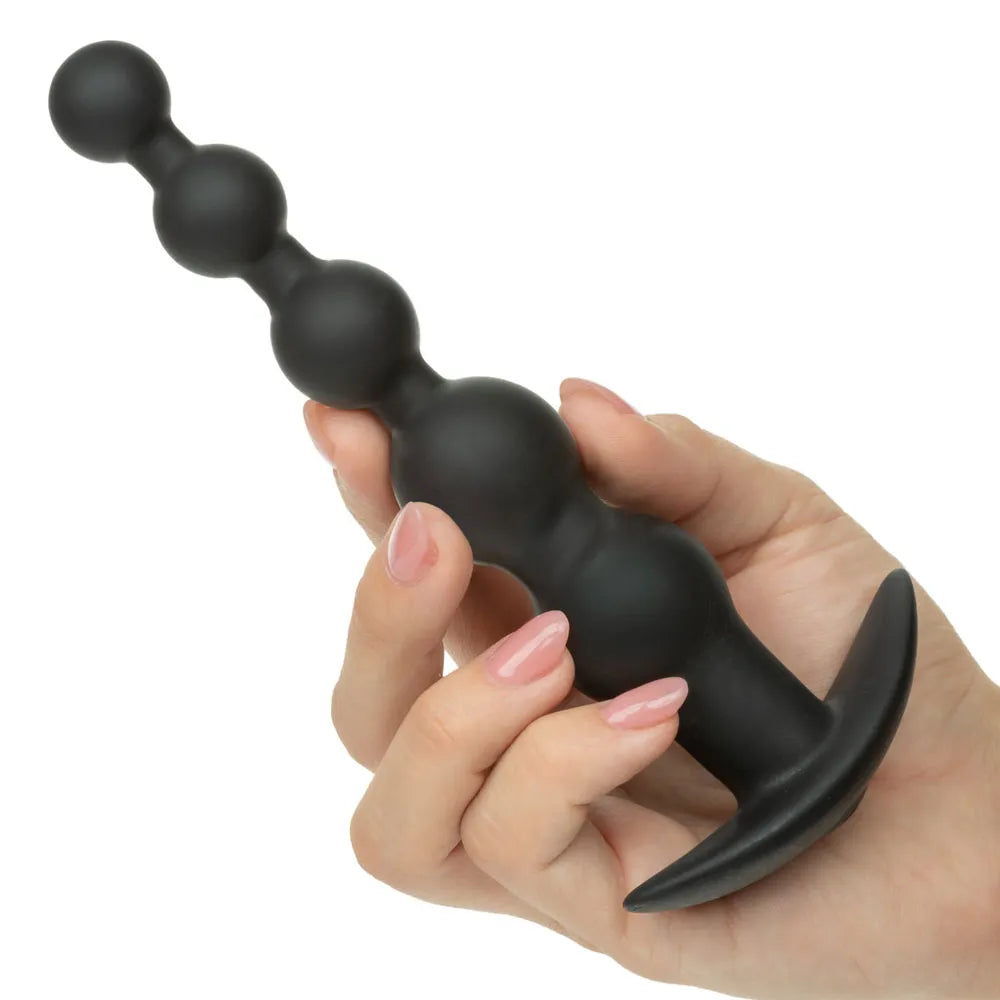 Rechargeable X-5 Power Beads (Black) – Flexible Vibrating Power Beads > Anal Range > Anal Beads - Tophatter Daily Deals