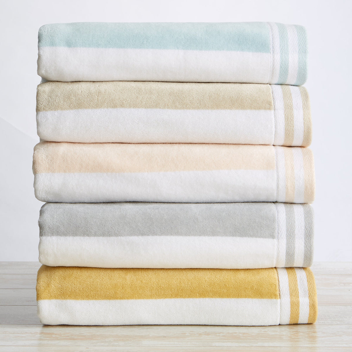 Striped Cabana Beach Towel - Edgartown Collection Bath - Tophatter Daily Deals