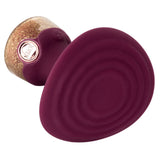 Jopen Starstruck Fantasy Burgundy Silicone Handheld Massager with Glitter Base and 35 Vibration Functions > Sex Toys For Ladies > G-Spot Vibrators - Tophatter Daily Deals