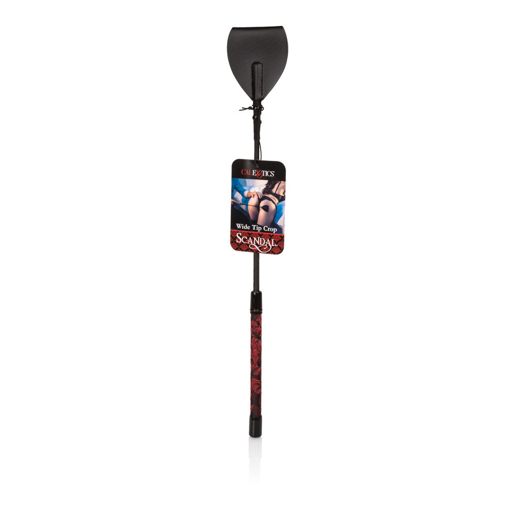 Scandal Wide Tip Crop with Hand-Stitched Tip and Designer Handle Bondage Riding Crop > Bondage Gear > Crops - Tophatter Daily Deals