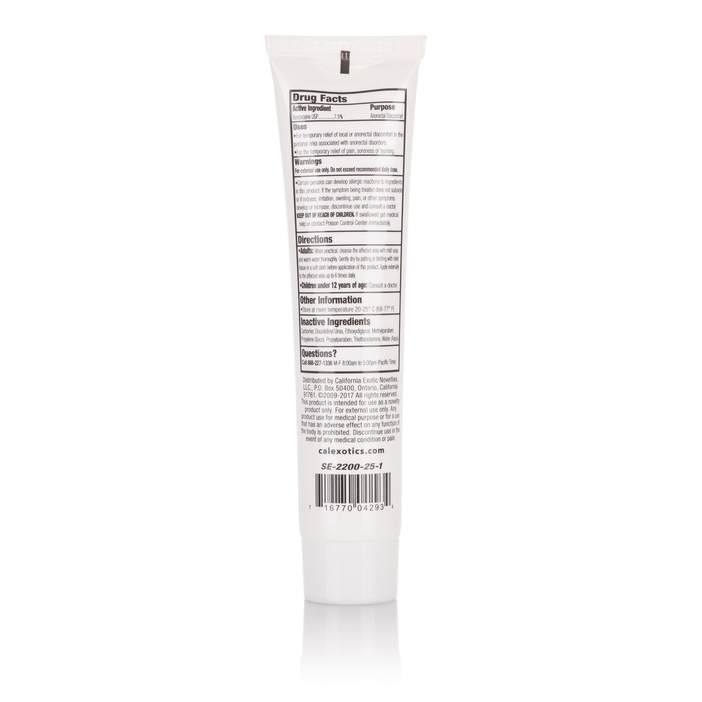 Tush-Eze Maximum Strength Unscented Anorectal Gel 1.5 Oz – Personal Care Gel > Lube > Anal - Tophatter Daily Deals