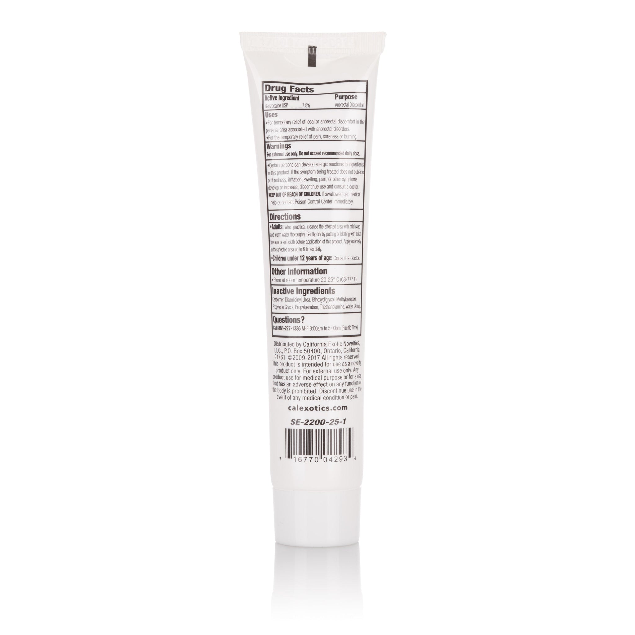 Tush-Eze Maximum Strength Unscented Anorectal Gel 1.5 Oz – Personal Care Gel > Lube > Anal - Tophatter Daily Deals