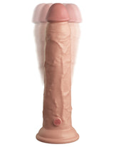 King Cock Elite 9 Inch Dual Density Silicone Vibrating Dildo With Remote > Vibrators > Realistic Vibrators - Tophatter Daily Deals