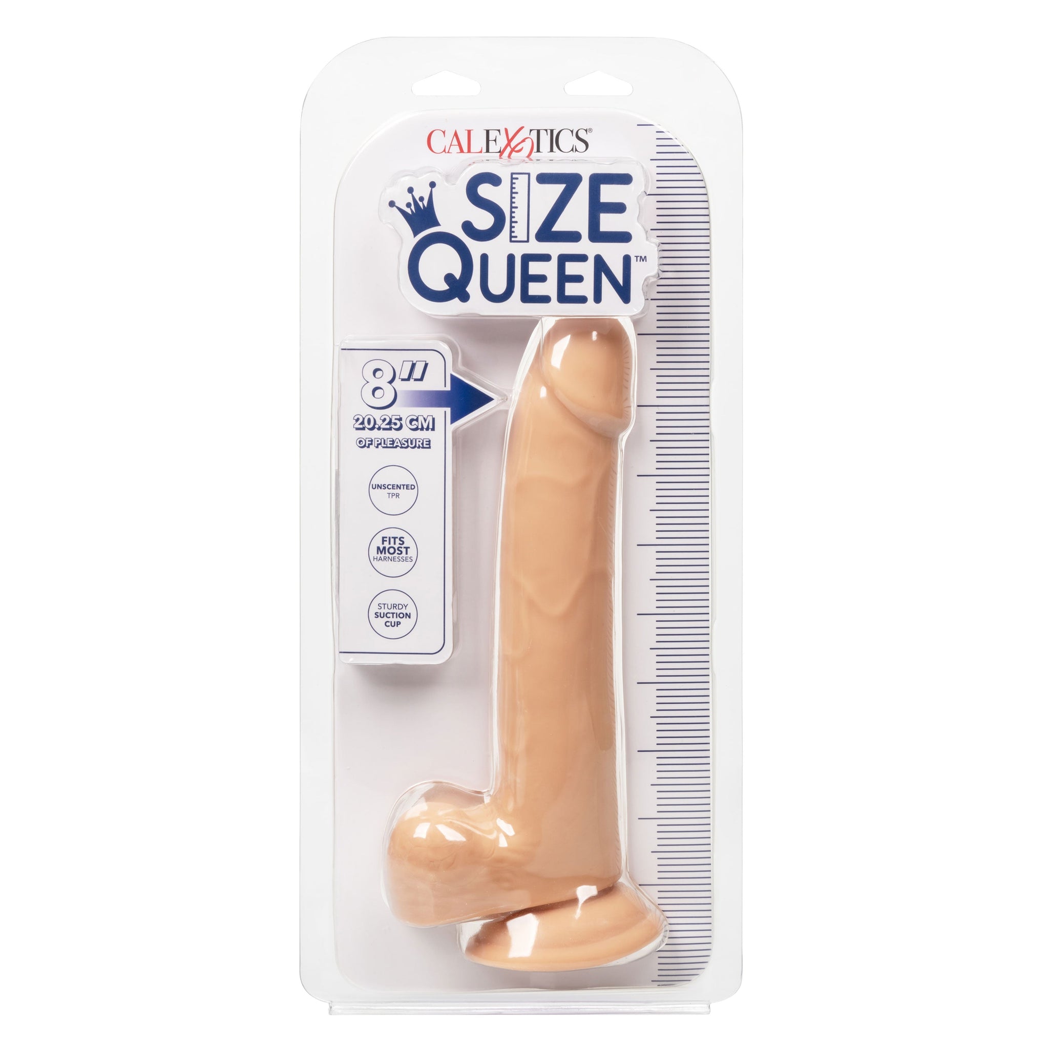 Size Queen 8 Inch Realistic Dong in Ivory > Dildos > Realistic Dildos - Tophatter Daily Deals