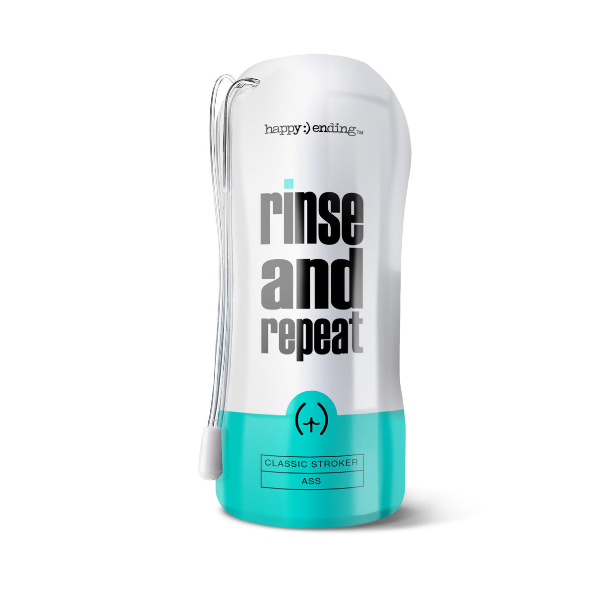 Happy Ending Rinse and Repeat Classic Stroker Ass 6 Inch Soft TPE with Squeezable Case > Sex Toys For Men > Masturbators > Manual - Tophatter Daily Deals
