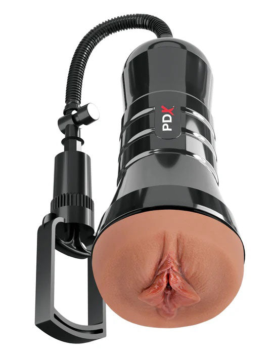 PDX Extreme Wet Pussies Super Sucker XXL (Brown) – Extra-Large Stroker > Sex Toys For Men > Masturbators > Manual - Tophatter Daily Deals