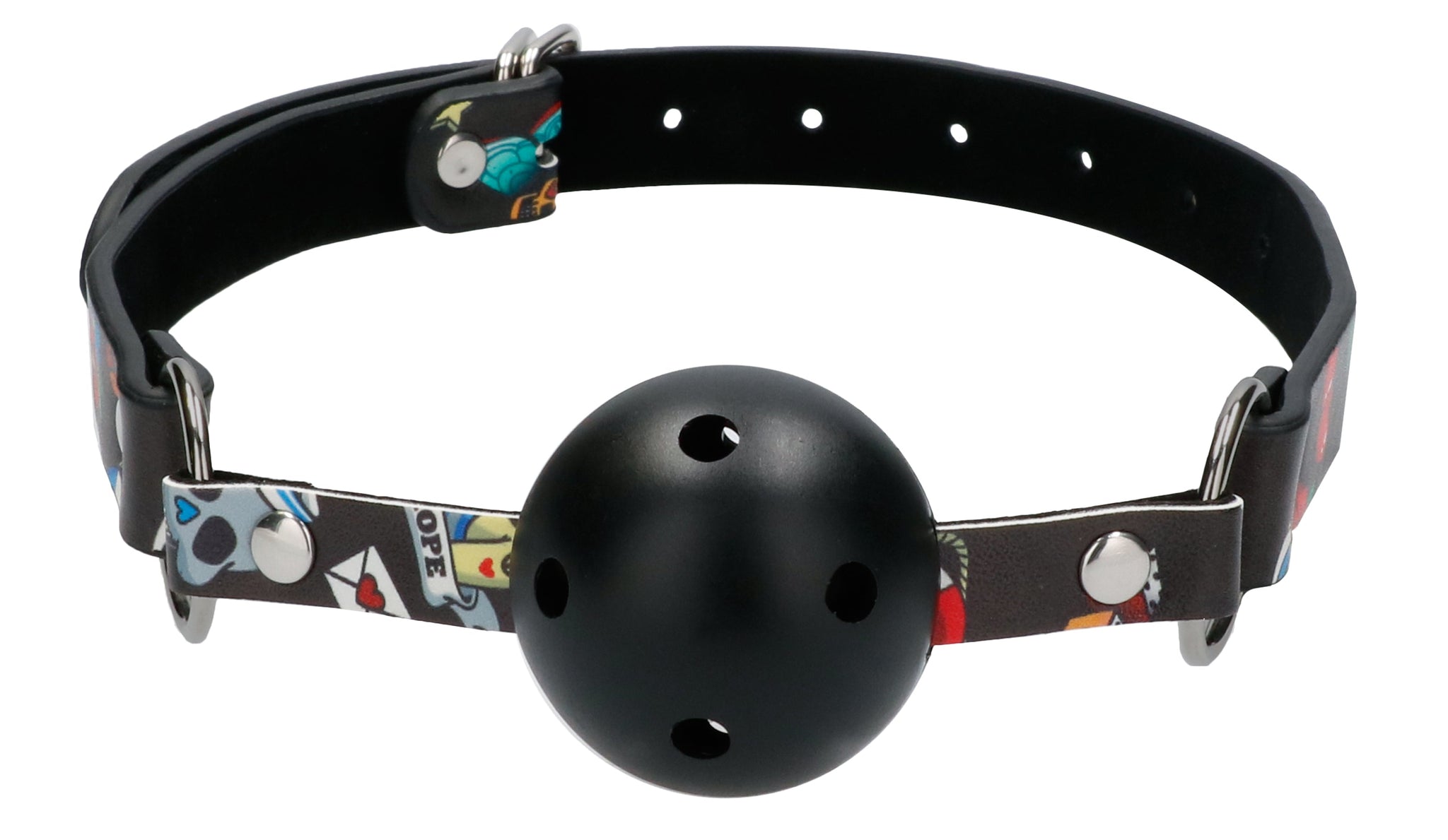 Ouch Breathable Ball Gag With Adjustable Leather Straps – Ball Gag > Bondage Gear > Gags and Bits - Tophatter Daily Deals