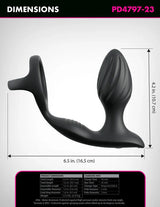 Anal Fantasy Elite Collection Ass-Gasm Gyro-Milk Pro (Black) – Prostate Massager > Anal Range > Prostate Plugs - Tophatter Daily Deals