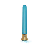 Nixie Jewel Satin Classic Vibe Aquamarine 7 Inch Waterproof G-Spot Vibrator > Vibrators > Standard Vibrators - Tophatter Daily Deals