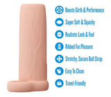 Performance Enhancement Sleeve 4.25 Inch – Soft Flexible Penis Extender Sleeve > Sex Toys For Men > Penis Sleeves - Tophatter Daily Deals