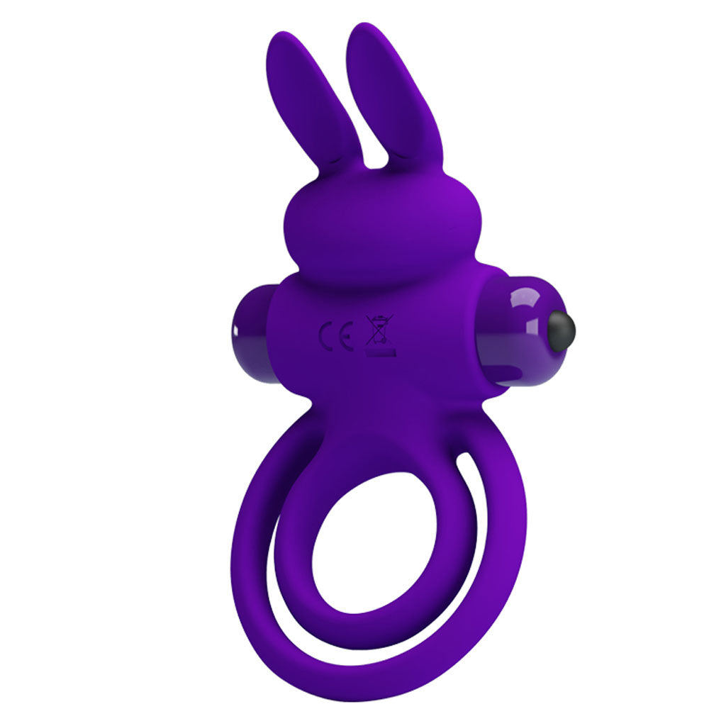 Vibrant Penis Ring III – Silicone Rabbit Cock Ring Vibrator > Vibrators > Ladies > Rabbit - Tophatter Daily Deals