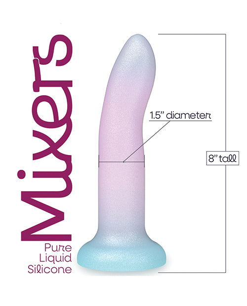 Mixers Blueberry Crush (Pink Lavender Blue) – 8 Inch Silicone Dildo > Dildos > Neutral Dildos - Tophatter Daily Deals